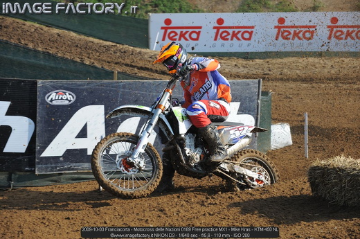 2009-10-03 Franciacorta - Motocross delle Nazioni 0189 Free practice MX1 - Mike Kras - KTM 450 NL